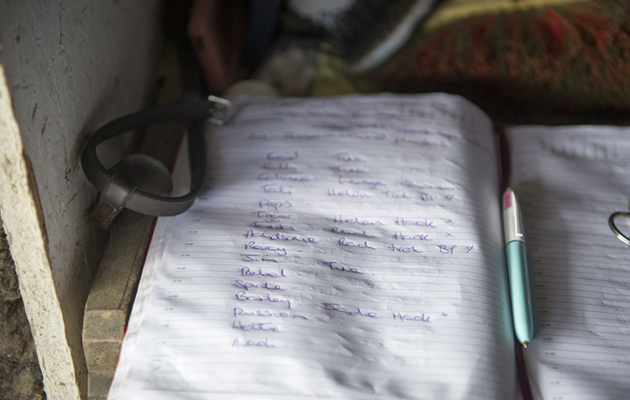 The horses&rsquo; work is recorded in a diary each day