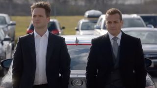 Patrick J. Adams and Gabriel Macht in Suits