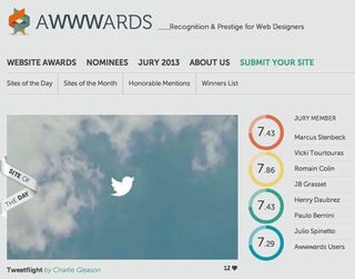 website gallery: Awwwards
