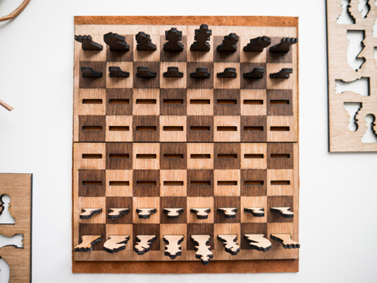 minimal chess set