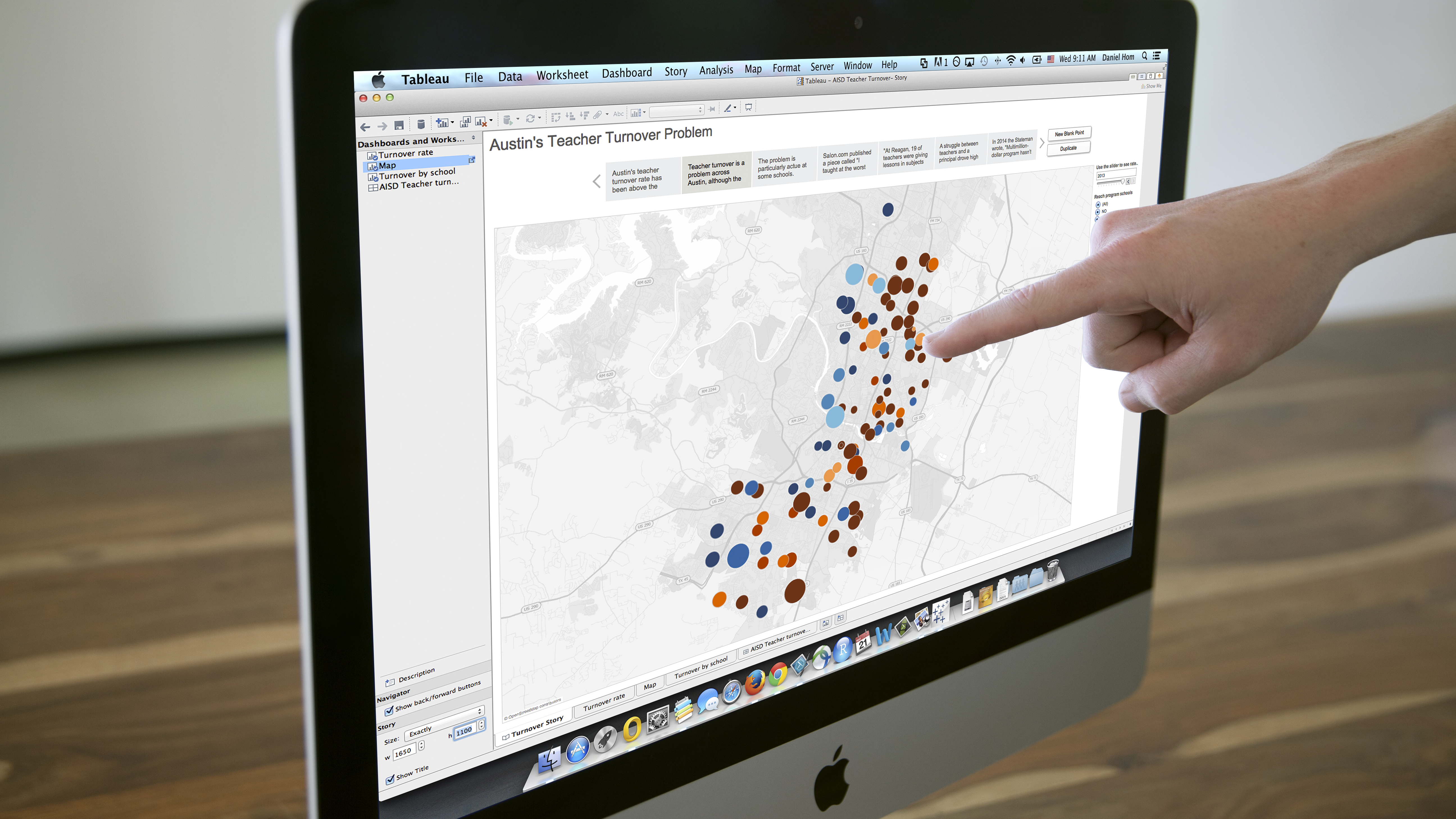 Trouble in the tableau mac os x