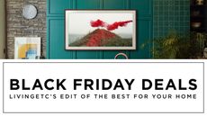 Samsung The Frame TV with Black Friday deals banner