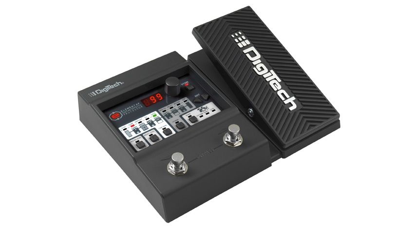 The enclosure is made of plastic, but the bottom plate and footswitches are metal, for gig-ready durability
