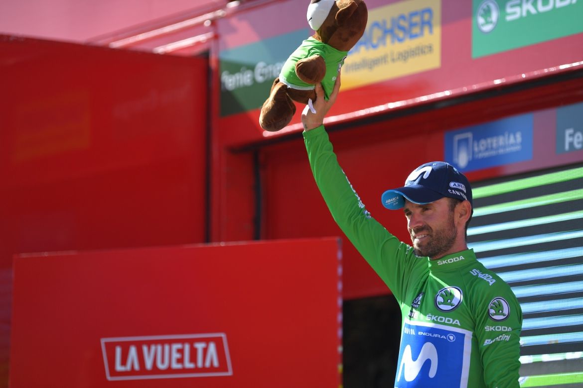 Alejandro Valverde (Movistar) placed third in Pozo Alcon.