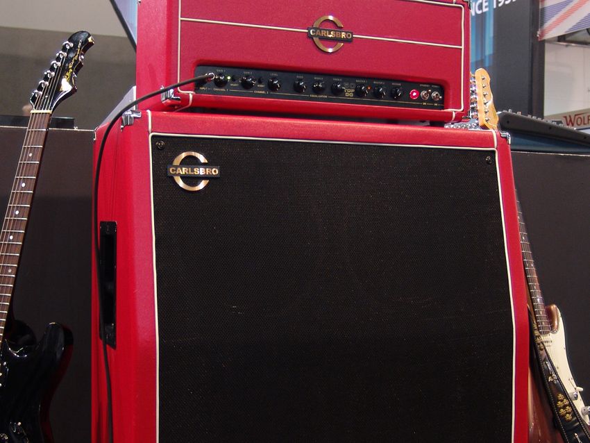 The reissued Carlsbro 50 Top with 4 x 12 cab.