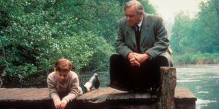 Joseph Mazzello and Anthony Hopkins in Shadowlands