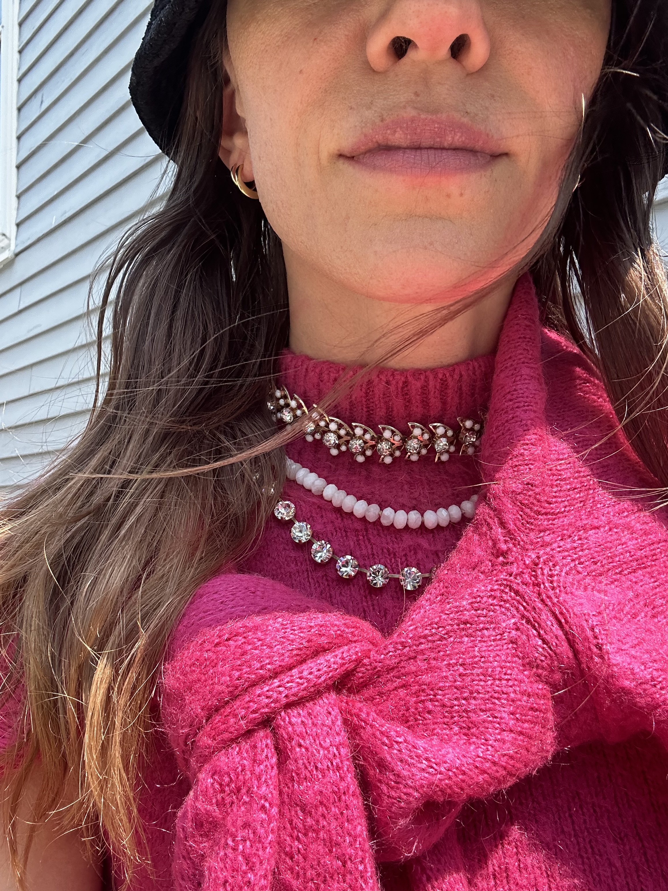 Julia Gal Styles Her Beaded Necklaces For Fall