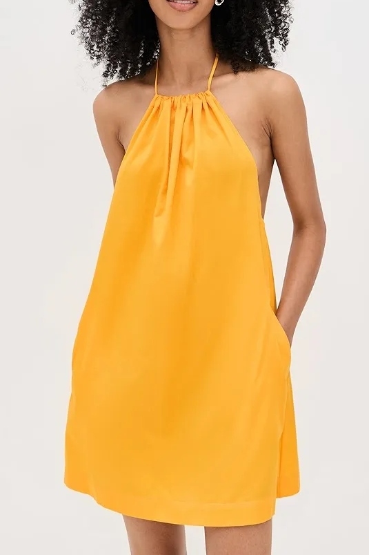 Leset, Yoko Halter Mini Dress