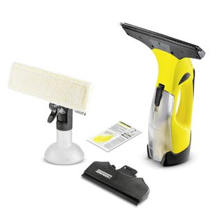 Kärcher WV 5 Plus N Window Vac with accessories on a white background