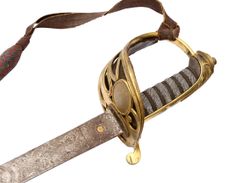This image shows the sword Colonel Robert Gould Shaw carried into the assault on Fort Wagner July 18, 1863.
