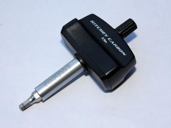 Fixed-value torque wrenches like Ritchey's compact Torqkey can be handy for repeated-use applications like stem faceplates.