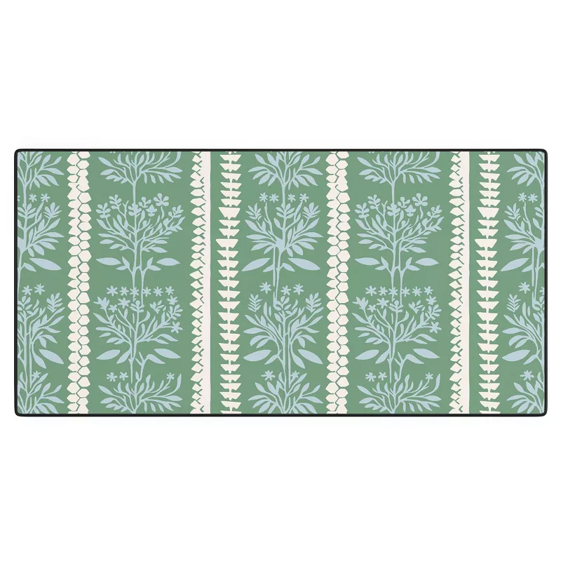 Holli Zollinger Millie Stripe Green Desk Mat