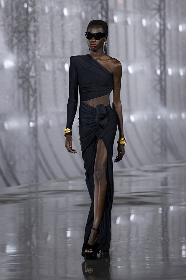 Paris Fashion Week S/S 2022 Saint Laurent runway show