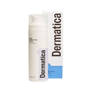 night-time skincare routine - Dermatica Caring Squalane Cream Cleanser