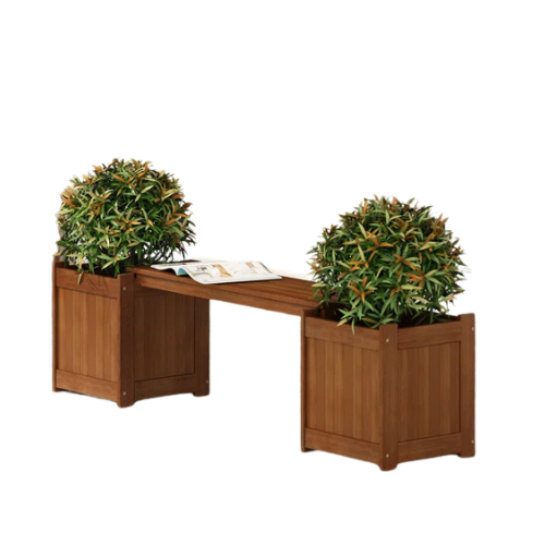 George Oliver Arianna Wooden Planter Bench & Reviews | Wayfair.co.uk