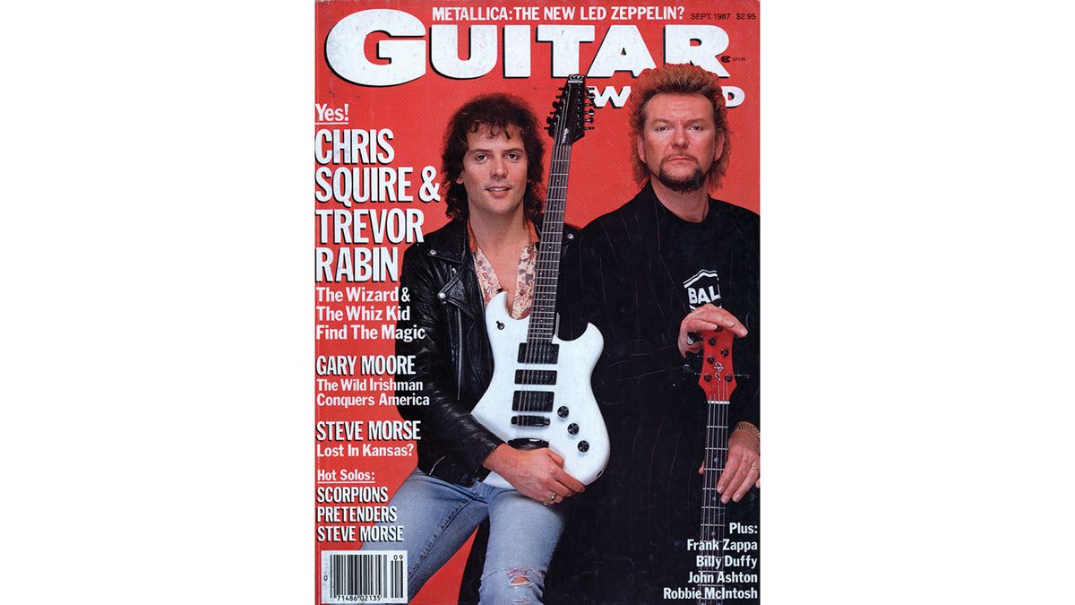 Chris Squire and Trevor Rabin Guitar World cover