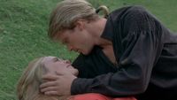 Westley hovering over Buttercup in The Princess Bride