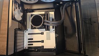 NZXT Kraken Elite 360 liquid cooler set-up inside a gaming PC.