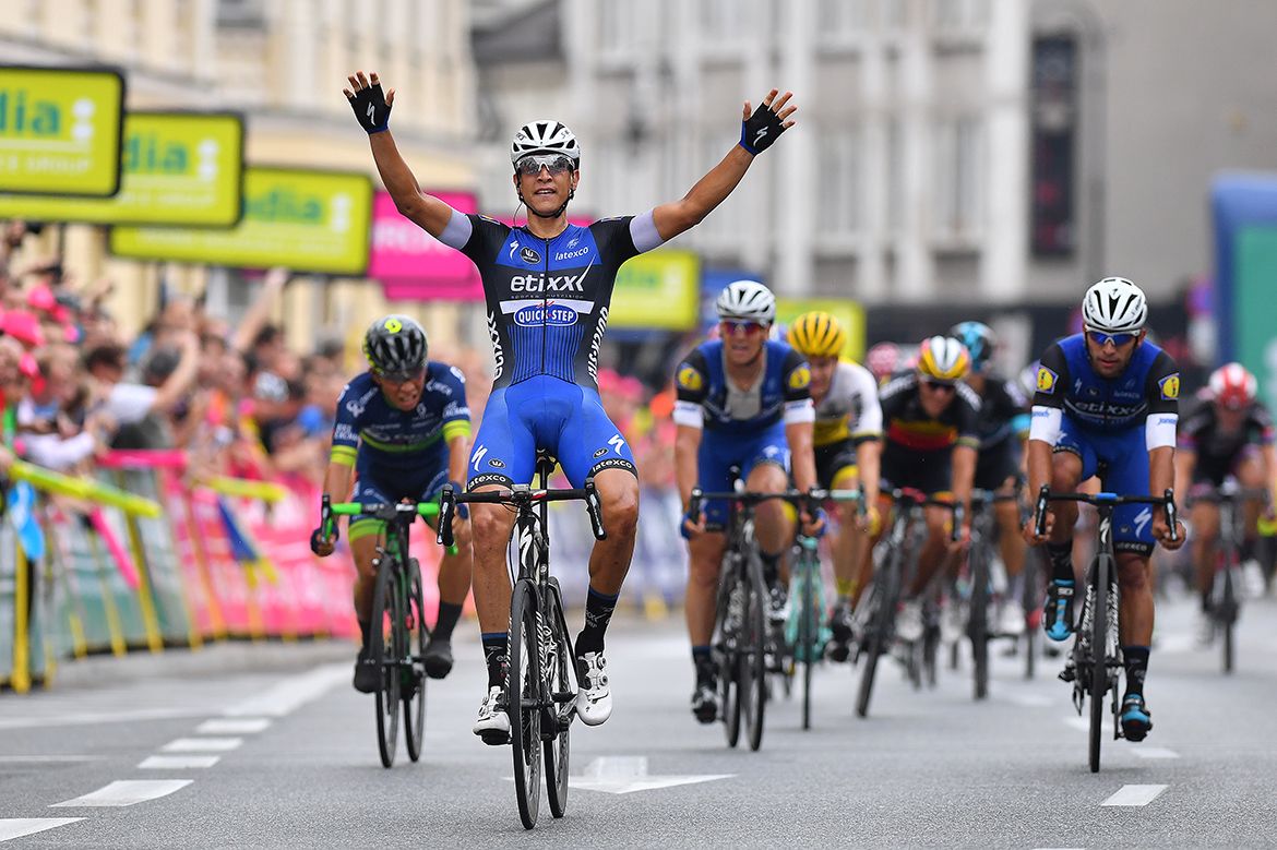 Davide Martinelli (Etixx-Quickstep) wins stage 1 of Tour de Pologne