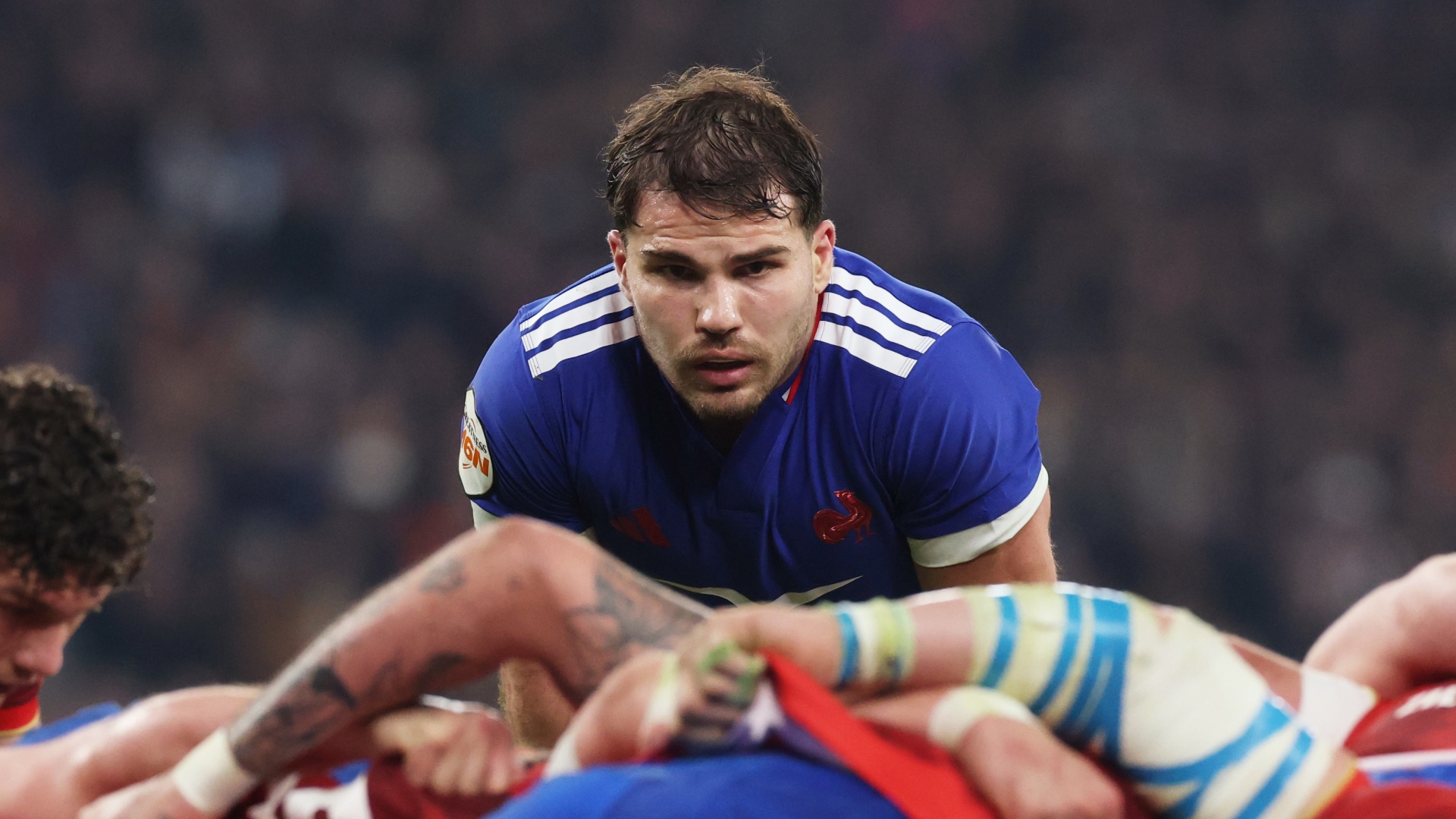France captain Antoine Dupont in action in the 2026 Six Nations