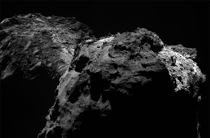 Comet 67P/Churyumov-Gerasimenko on Dec. 15, 2015