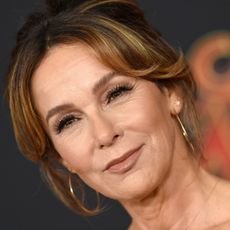 Jennifer Grey attends Marvel Studios 'Captain Marvel' Premiere on March 04, 2019 in Hollywood, California.
