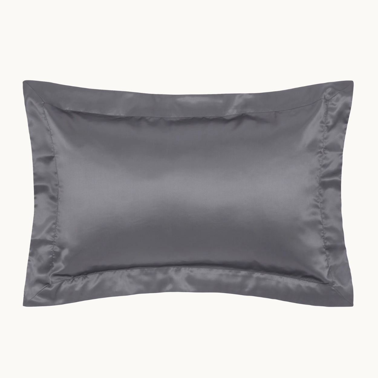 Charcoal Silk Pillowcase - Standard