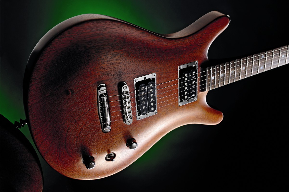 A superbly crafted electric guitar.