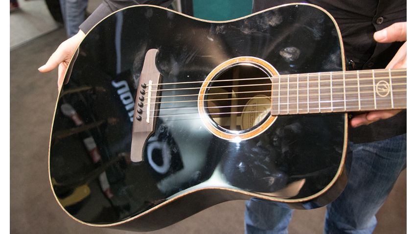 The F1020S has a solid Cedar top and rosewood back and sides.