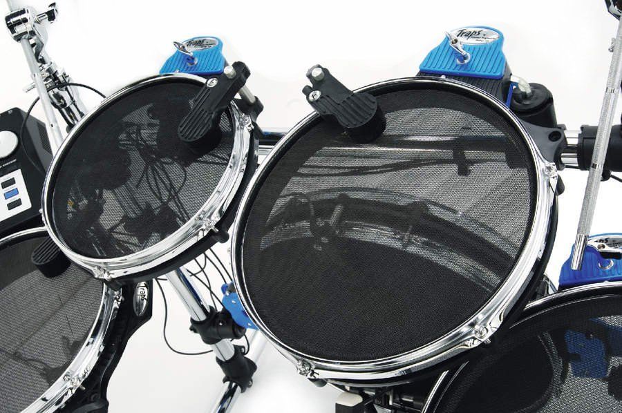 The feel of the mesh heads while playing is far more pleasing than that of rubber heads