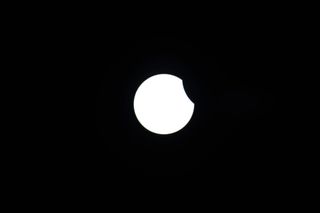 Partial Solar Eclipse at Garmisch-Partenkirchen, Germay