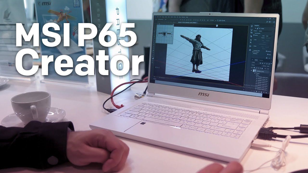 Hands-on with MSI's powerful P65 laptop for content creators