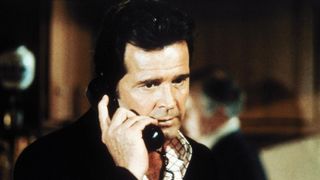 James Garner on the phone in The Rockford Files