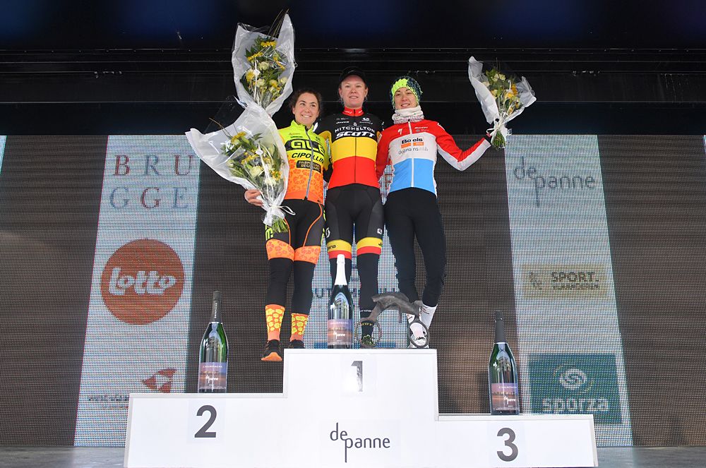 Jolien D'hoore (Mitchelton-Scott) wins Women's WorldTour Driedaagse De Panne-Koksijde Women 2018
