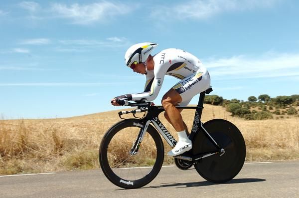 Tony Martin (HTC-Highroad) won his fifth time trial of the season