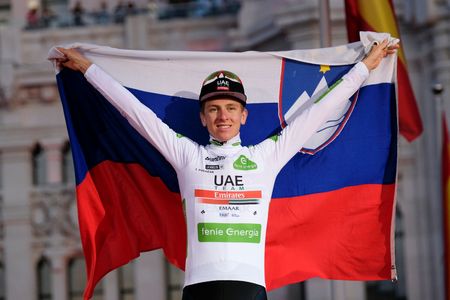 Vuelta a Espa&ntilde;a 2019: Tadej Pogačar celebrates third overall