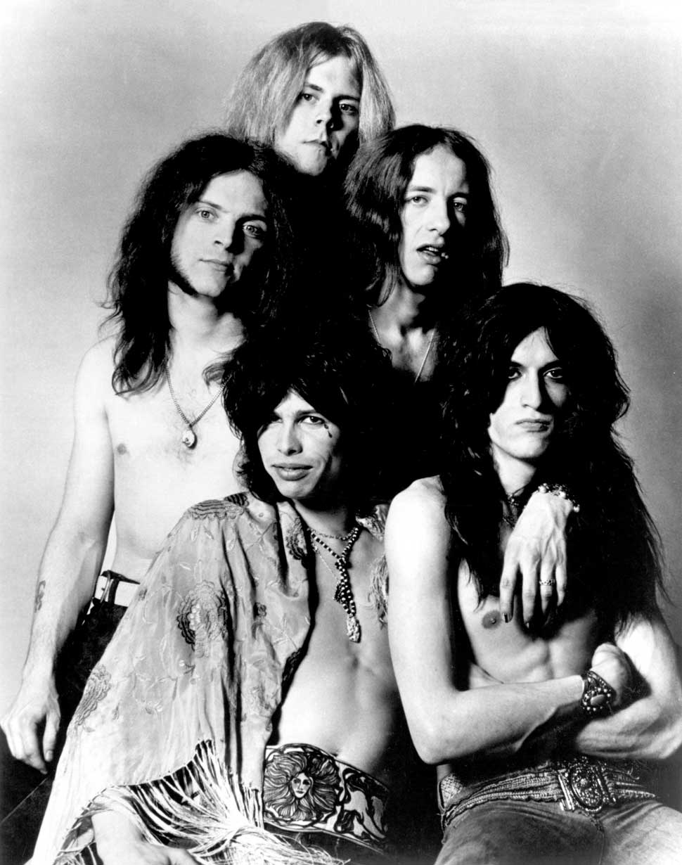 Aerosmith studio portrait, 1975