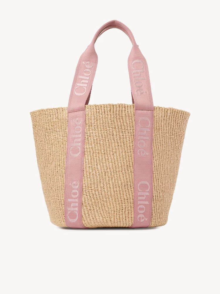 Chloe, Large Woody Basket in Natural Fibres