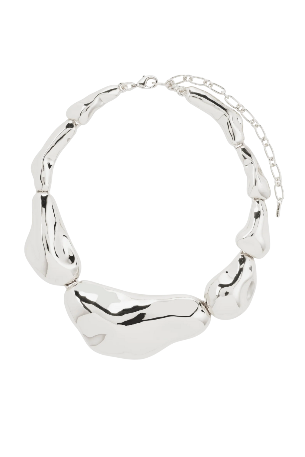 Free Statement Necklace Silver-Plated