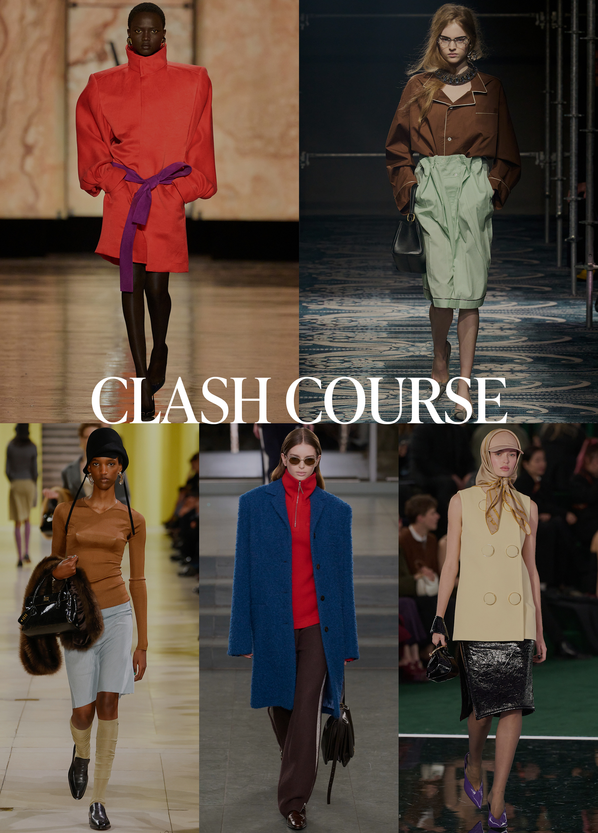 Fall/winter 2025 runway looks.