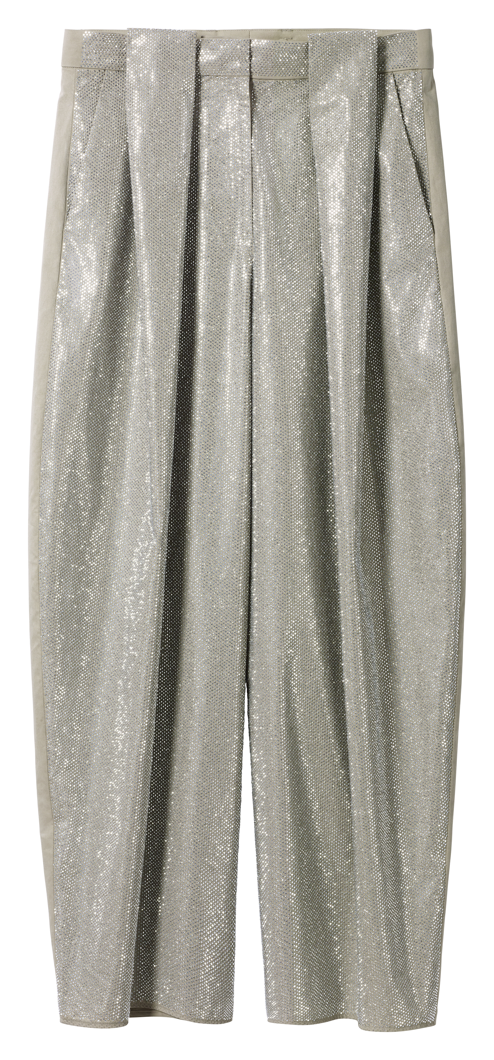 clothes from the H&M x Stella McCartney collaboration on a plain backdrop