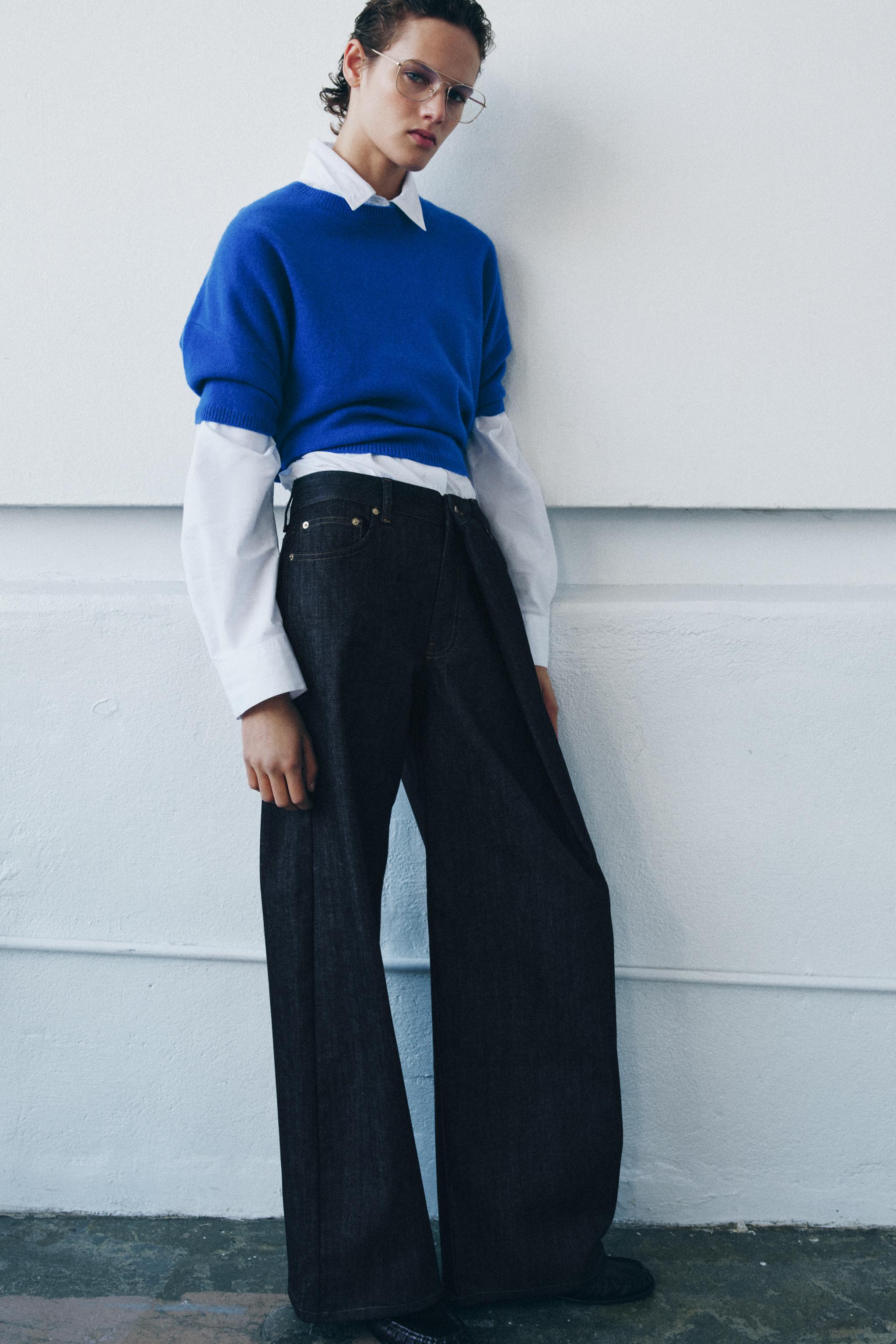 Jeans Zw Collection Relaxed Pleat Mid-Waist