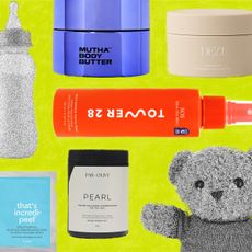 collage of pregnancy safe skincare