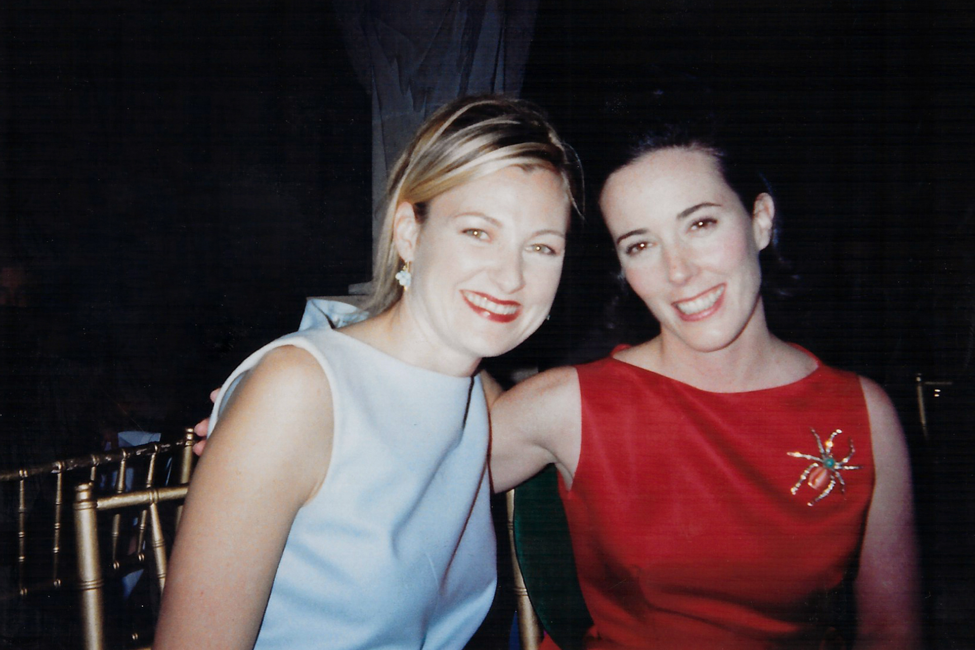 an old photo of Elyce Arons and Kate Spade