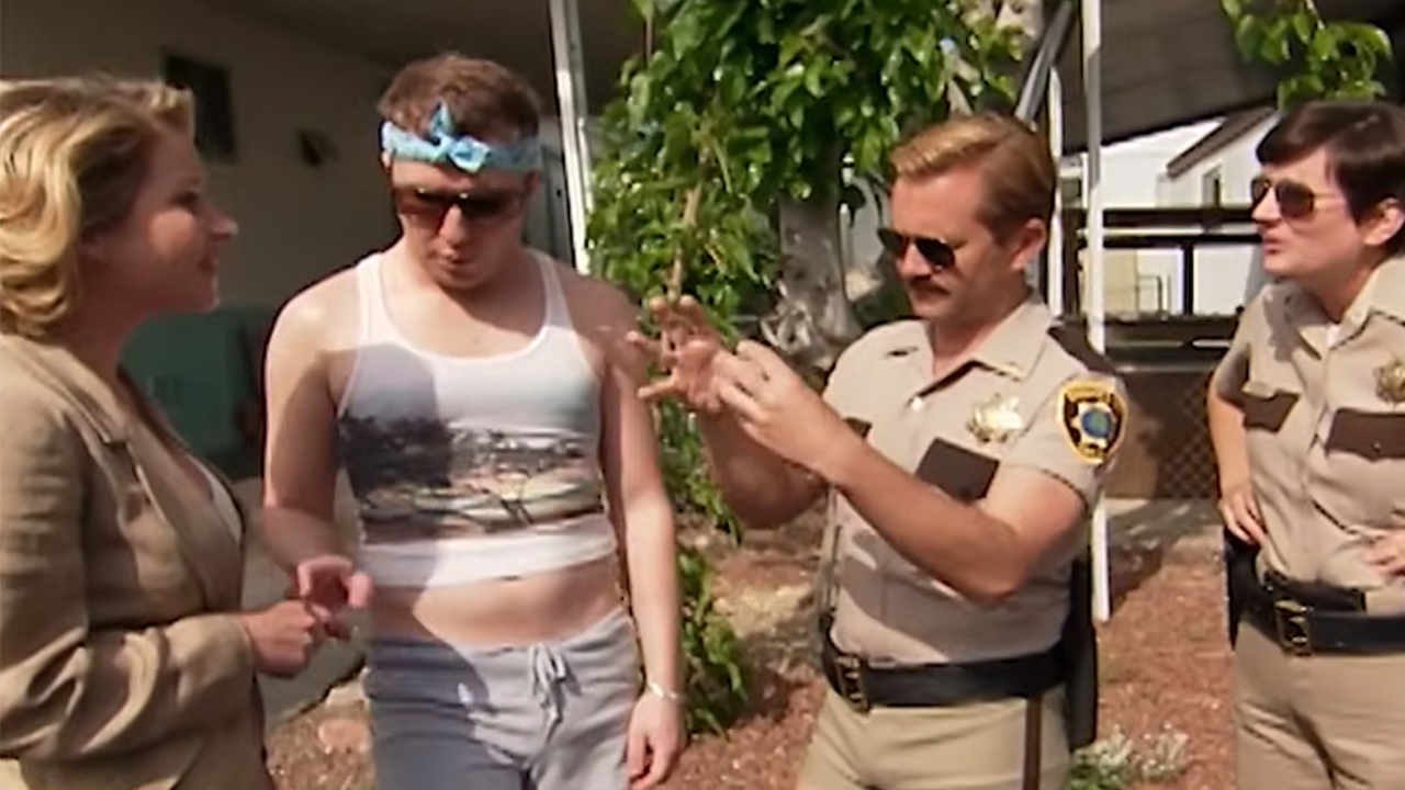 A screenshot from Reno 911
