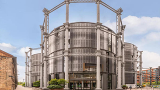 Exterior of the Gasholders development in Kings Cross