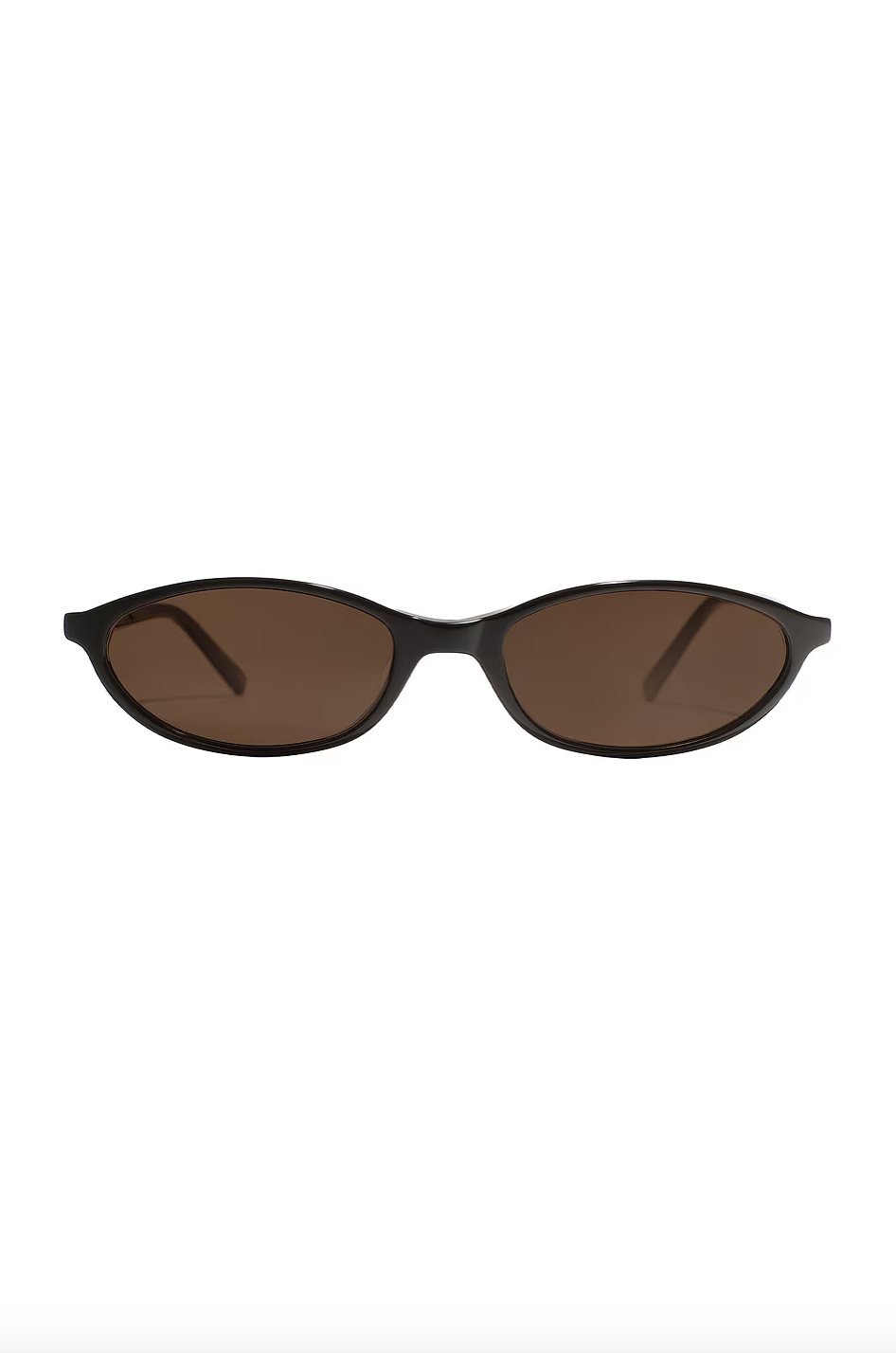 Brown Oval Sunglasses
