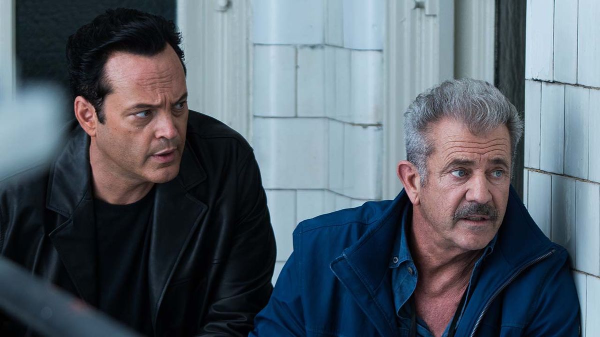 Vince Vaughn and Mel Gibson in Dragged Across Concrete