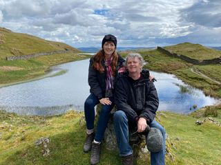 Paul Merton and his wife Suki Webster enjoy the wonderful scenery of the Lake District.