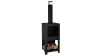 ALL THINGS BRIGHTON BEAUTIFUL Steel Chiminea With Wood Storage